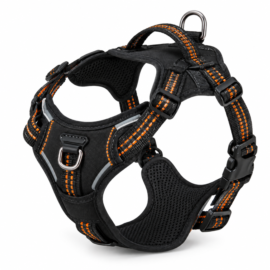 No-Pull Reflective Dog Harness with Front Clip